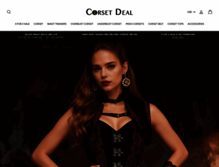 corsetdeal.com screenshot