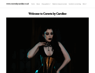 corsetsbycaroline.co.uk screenshot