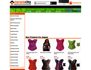 corsetscity.com screenshot