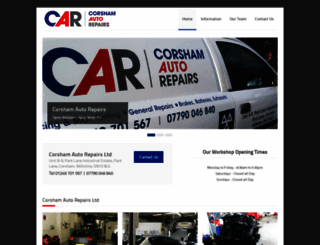 corshamautorepairs.co.uk screenshot