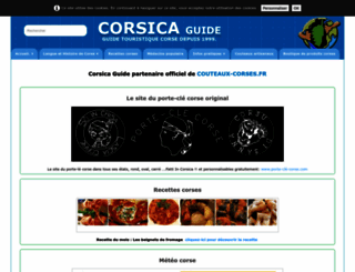 corsica-guide.com screenshot