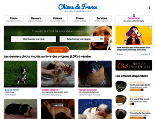 corsicarlins.chiens-de-france.com screenshot