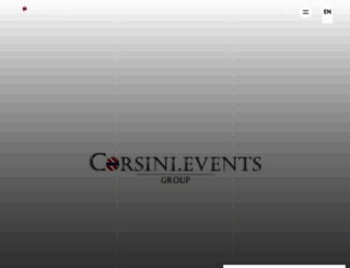 corsinievents.com screenshot
