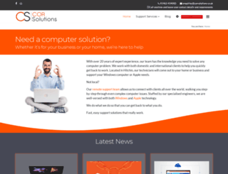 corsolutions.co.uk screenshot