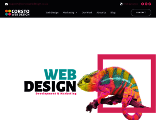 corstowebdesign.co.uk screenshot