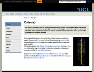 cortexlab.net screenshot