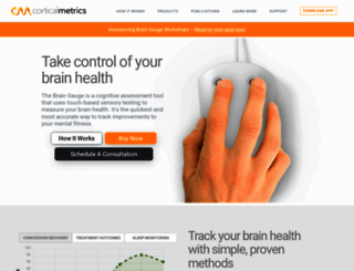 corticalmetrics.com screenshot
