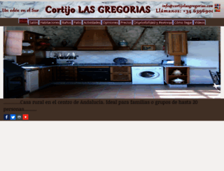 cortijolasgregorias.com screenshot