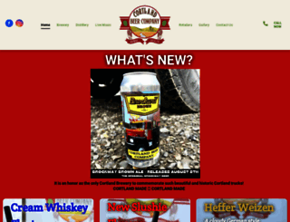 cortlandbeer.com screenshot