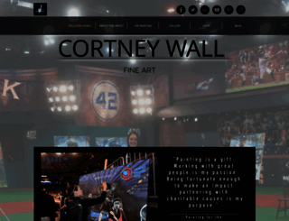 cortneywall.com screenshot