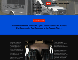 cortrans-shuttle.com screenshot