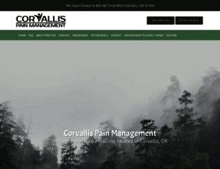 corvallispainmanagement.com screenshot