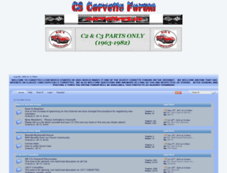corvettec3.com screenshot
