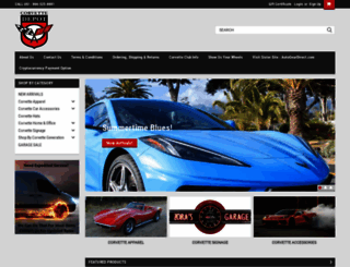 corvettedepot.com screenshot