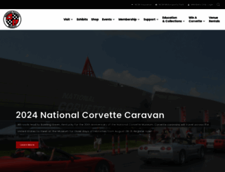 corvettemuseum.org screenshot