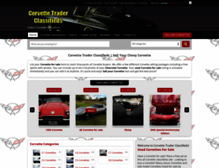 corvettetraderclassifieds.com screenshot