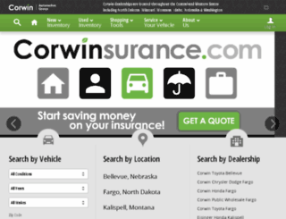 corwinauto.com screenshot