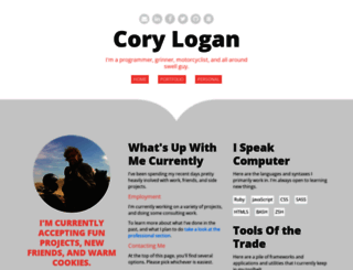 corylogan.com screenshot