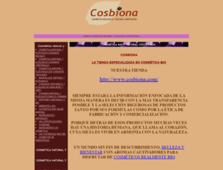 cosbiona.e-monsite.com screenshot
