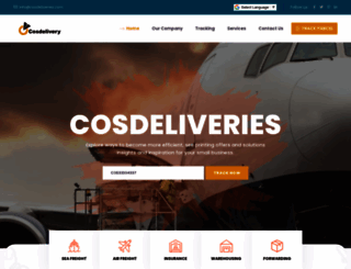 cosdeliveries.com screenshot