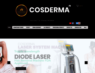 cosderma.org screenshot