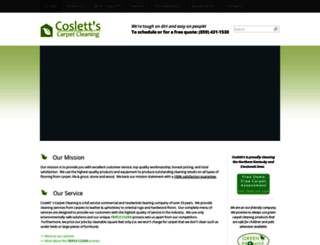 coslettscleaning.com screenshot