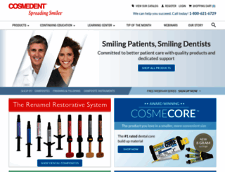 cosmedent.com screenshot