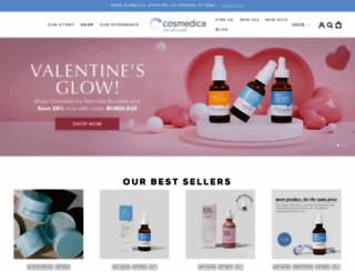 cosmedica-skincare.com screenshot