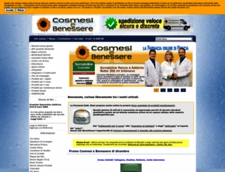 cosmesiebenessere.com screenshot