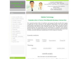 cosmetic-surgery.fr screenshot