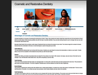 cosmeticandrestorativedentistry.webmium.com screenshot