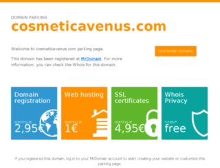 cosmeticavenus.com screenshot