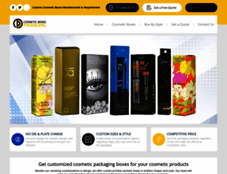 cosmeticboxespackaging.com screenshot