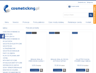cosmeticking.istore.pl screenshot