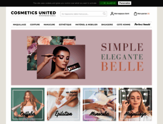 cosmetics-united.com screenshot