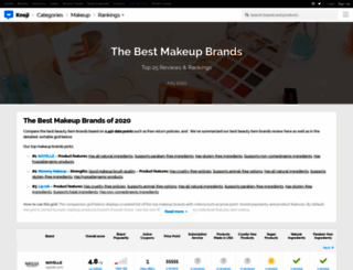 cosmetics.knoji.com screenshot