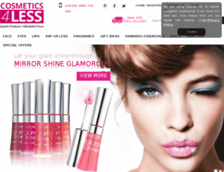cosmetics4less.net screenshot