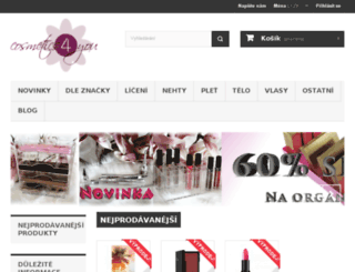 cosmetics4you.cz screenshot