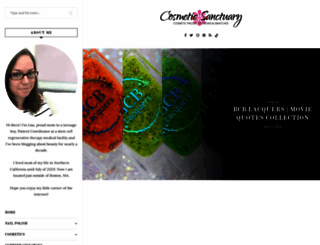 cosmeticsanctuary.com screenshot