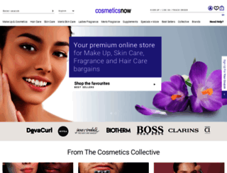 cosmeticsnow.co.uk screenshot