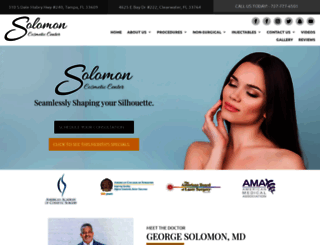cosmeticsurgeonoftampa.com screenshot