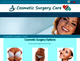 cosmeticsurgerycare.com screenshot