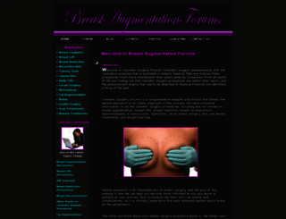 cosmeticsurgeryforums.com screenshot
