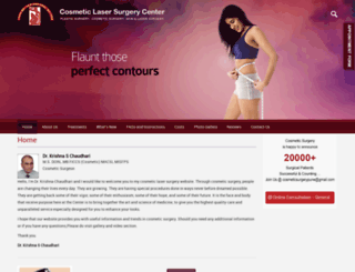 cosmeticsurgerypune.com screenshot