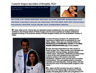 cosmeticsurgeryspecialists.org screenshot