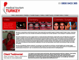 cosmeticsurgeryturkey.com screenshot