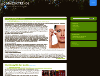 cosmetictrendz.wordpress.com screenshot