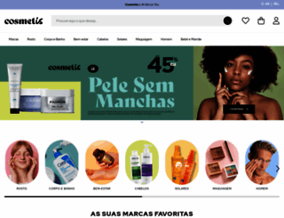 cosmetis.com.br screenshot