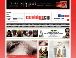 cosmetologas.com screenshot