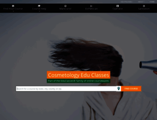 cosmetologyeduclasses.com screenshot